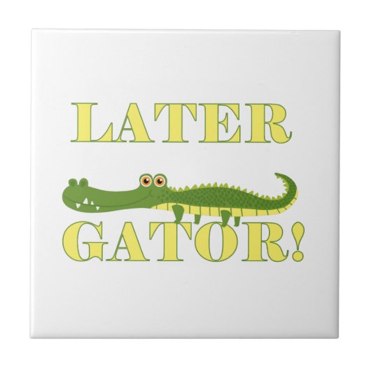 Recentere Gator Tegeltje (Voorkant)