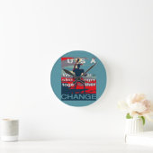 Recentste de campagneslogan van Hillary Clinton Ronde Klok (Huis)