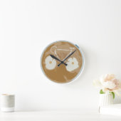 Recentste kunst met wieltjes ronde klok (Huis)