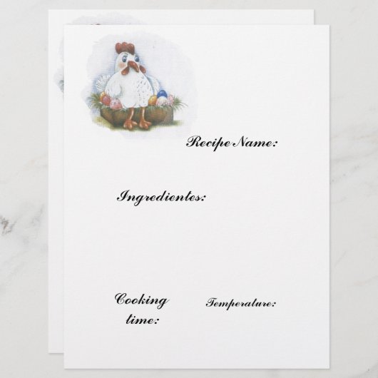 recept (Voorkant / Achterkant)