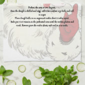 Recept aandenken Kerst  Kerstman Theedoek (Gevouwen)