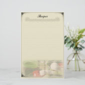 Recept aangepaste briefpapier (Staand voorkant)