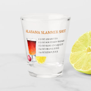 Recept Alabama Slammer Shot Drank Glas