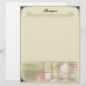 Recept Briefhoofd Met Maateenheden Conversies (Voorkant / Achterkant)