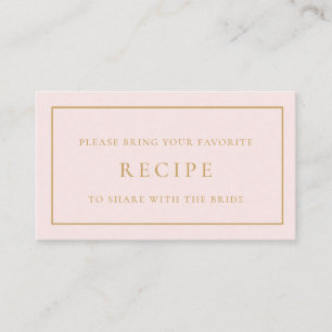 Recept bruiloftsborrel Petals en Prosecco  Informatiekaartje