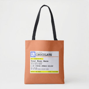 Recept Chocolade Gepersonaliseerde patiënt Grappig Draagtas