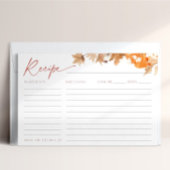 Recept Kaart Herfst in Liefde Vrijgezellenfeest Po