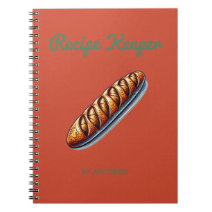 Recept Keeper Bakkerij Terracotta Green Baking Lov Notitieboek