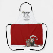 Recept Keepsake Rode Kerst  Kerstman Schort (Voorkant)