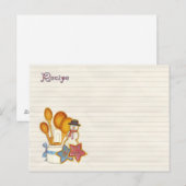 Recept Kerstkoekjes Feestdagenkaart (Voorkant / Achterkant)