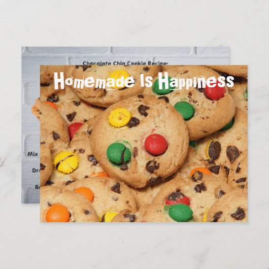 Recept Keuken Chef Voedsel Diner Destiny's Destiny Briefkaart (Voorkant / Achterkant)