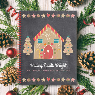 Recept Kookboek Schattige Gingerbread Rustiek krij Notitieboek