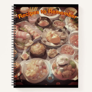 Recept Notitieboek, voor recepten die het waard zi Notitieboek