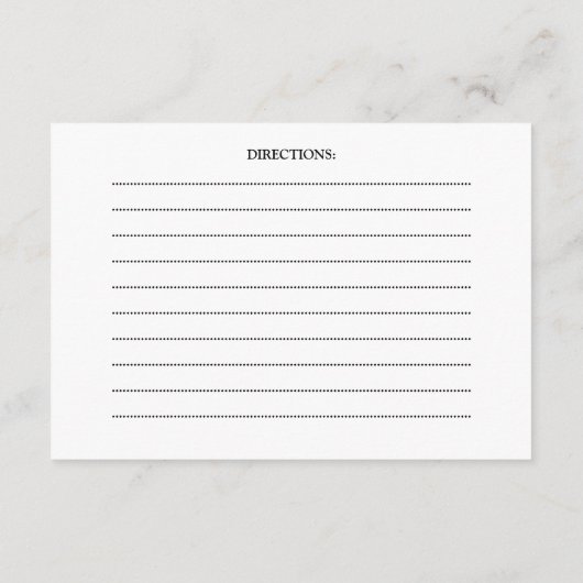 Recept Prosecco Boog Bruidsfeest Informatiekaartje (Achterkant)