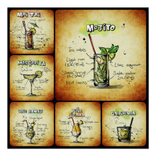 Recept voor cockpitrecept perfect poster