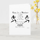 Recept voor een Marathoner Quote Kaart (Gele Bloem)