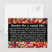 Recept voor een Sweet Life Briefkaart (Voorkant / Achterkant)
