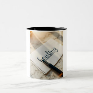 Recept voor geluk: koffie Mok met pen