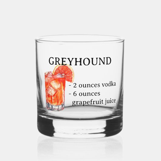 Recept voor Greyhound Vodka Cocktail Whisky Glas (Voorkant)