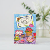 Recept voor het Perfect Day Inspirerend Briefkaart (Staand voorkant)