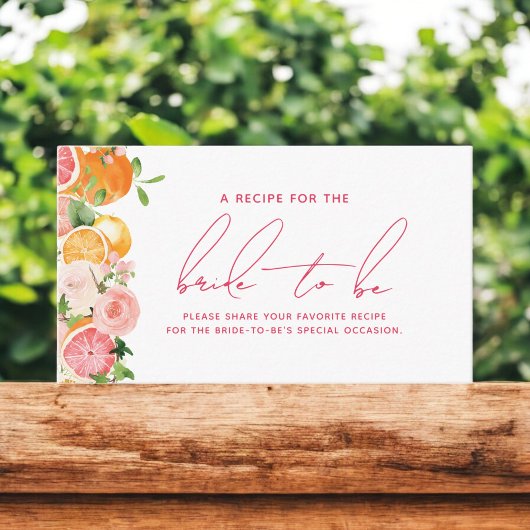 Recept voor Main Squeeze Citrus voor de Aankomende Informatiekaartje