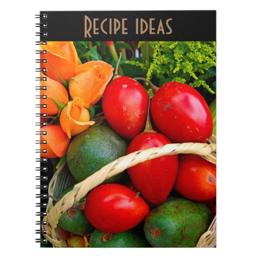 Recept voor tropische vruchten notitieboek (Voorkant)