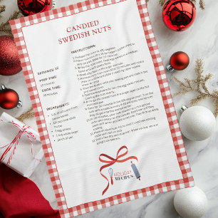 Recept voor Zweedse noten met gekonfijte noten Theedoek