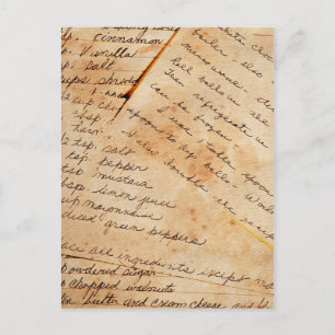 recepten briefkaart
