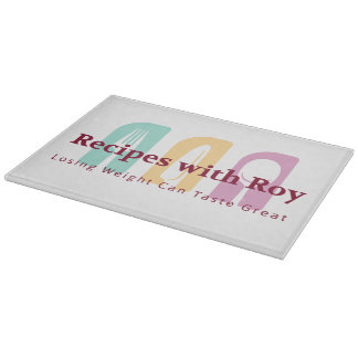 Recepten met Roy Decorative Glass Cutting Board Snijplank