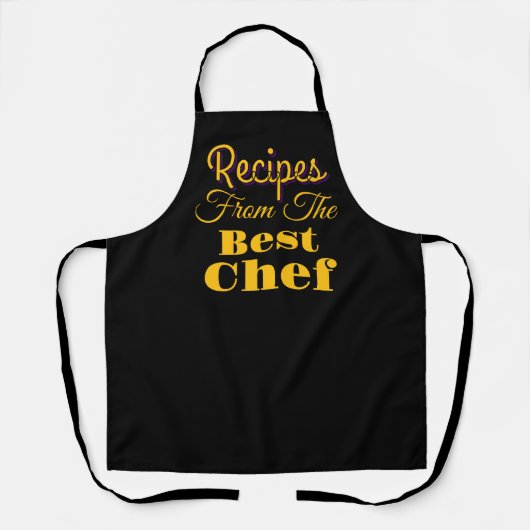 Recepten van de beste chef Black Schort (Voorkant)