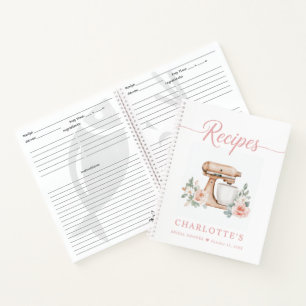 Receptenboek Aquarel Kookboek Recepten Notitieboek