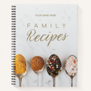 Receptenboek voor elke keuken notitieboek