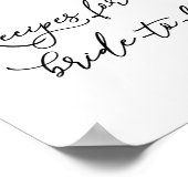 Receptenbord met wilde bloemen en zoemende bijen poster (Hoek)