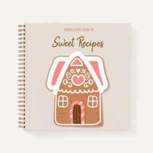 Receptenschrift voor een huis van peperkoek notitieboek