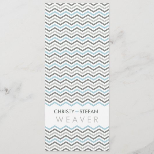 RECEPTIE DINER MENU :: chevron1 3 (Voorkant)