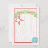 Receptie na de bruiloft kaart (Achterkant)