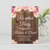 Receptie, receptie, diner kaart (Staand voorkant)