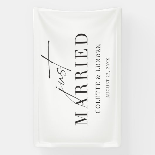 Réception de bannière de voiture mariée Décoration (Verticale)