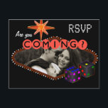 Réception de mariage à Las Vegas Invitation RSVP<br><div class="desc">Vous avez déjà assez de réflexion pour votre planification Mariage et vous êtes sur un budget droit? Éliminez le stress supplémentaire des Invitations avec cette ruse rapide et facile qui est abordable mais très classe. Cartes postales photo avec choix d'Entrée prêt à être customisé aux détails de votre événement. C'est...</div>