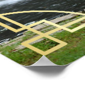 Réception de mariage Art Déco Votre Affiche de bie (Coin)