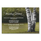 Réception de mariage avec un bijou sculpté + Carte (Devant)