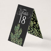 Réception De Mariage De Foliage Simple (Front)