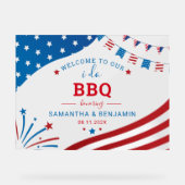 Réception de mariage d'été pour couples USA BBQ d' (Recto)