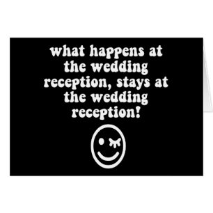 Réception de mariage drôle