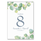 Réception de mariage Eucalyptus Numéro de table (Par défaut)