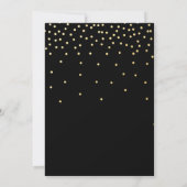 RECEPTION DE MARIAGE Invitation avec confettis à f (Dos)
