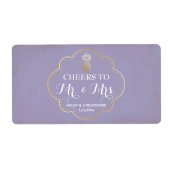 Réception de mariage Mini Champagne Étiquette Anan (Devant)