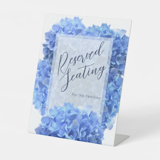 Réception de mariage Réservé Panneaux Fleurs d'Hyd (Recto)