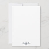 Réception de mariage romantique Invitation