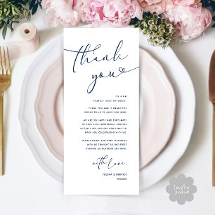 Réception de mariage romantique moderne Carte de r